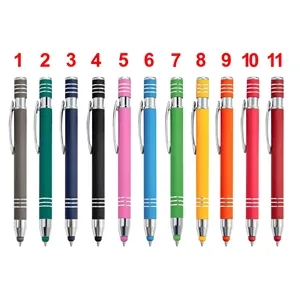 2 In 1 Metal Ballpoint Pen With Stylus