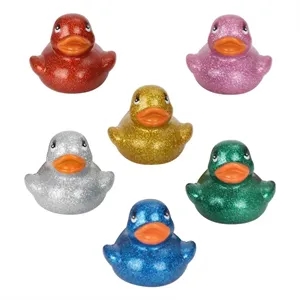 2" Glitter Rubber Ducks