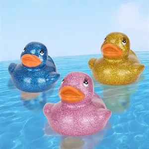 2" Glitter Rubber Ducks