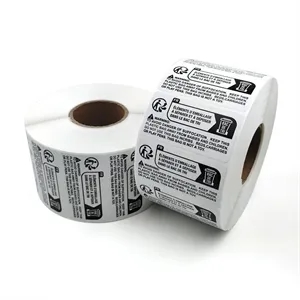 2000Pcs/Roll Custom Self Adhesive Labels Stickers
