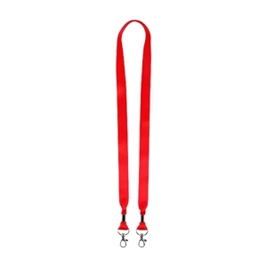 3/4" ADULT SIZE FULL COLOR FACE MASK LANYARD/ DOUBLE LOBSTER
