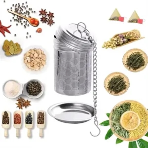 304 Stainless Steel Threaded Lid Loose Leaf Tea Steeper