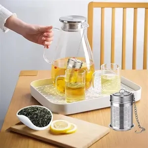 304 Stainless Steel Threaded Lid Loose Leaf Tea Steeper