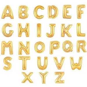 32'' Party-use balloons with letters or numbers