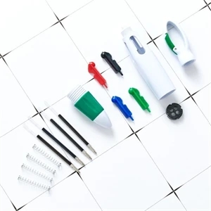 4 Color Carabineer Fashionable Ballpoint Pen