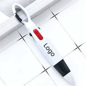 4 Color Carabineer Fashionable Ballpoint Pen