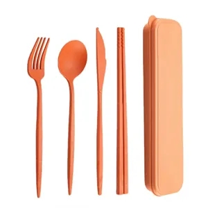 4-Piece Wheat Straw Cutlery