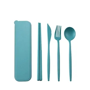 4-Piece Wheat Straw Cutlery