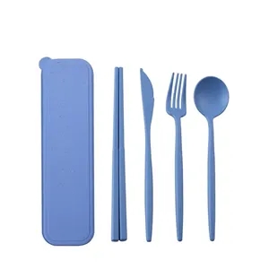 4-Piece Wheat Straw Cutlery