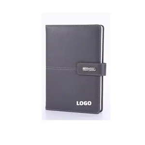 A5 Lined Leather Notebook