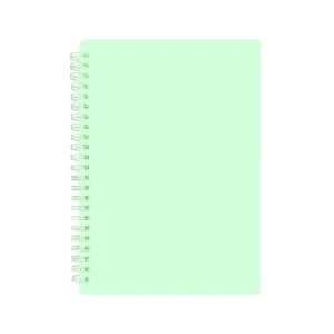 A5 Thick Plastic Hardcover Spiral Notebook