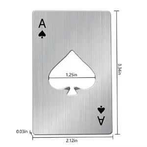 Ace of Spades Bottle Opener
