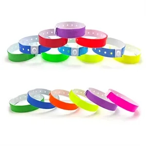 Adjustable L Shaped PVC Wristbands