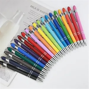 Aluminum Ballpoint Pens with Screens Touch Stylus Tips