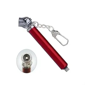 Aluminum Tire Gauge Keychain