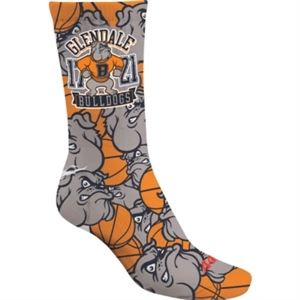Ankle Cut Sublimated Full Color Socks