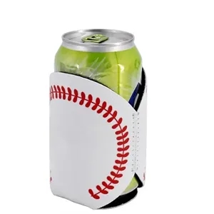 Baseball Skin Can Cooler Holder