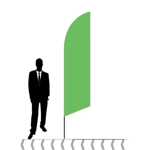 Beach Outdoor Advertising Knife Flag