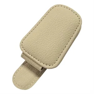 Car visor eyeglasses clip holder
