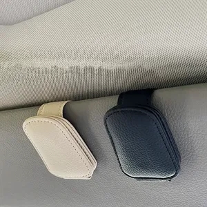 Car visor eyeglasses clip holder