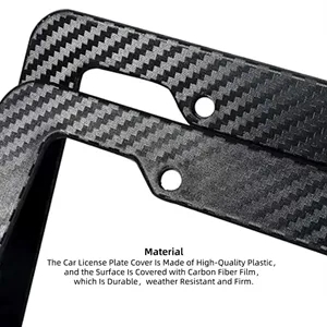 Carbon Fiber License Plate Frame