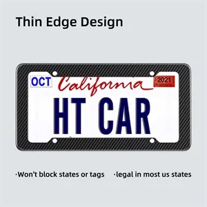 Carbon Fiber License Plate Frame