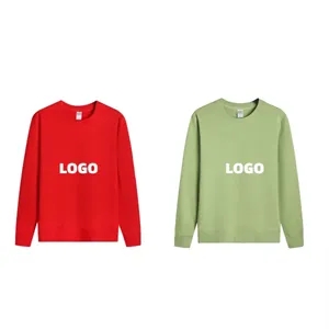Casual Round Neck Long Sleeve Solid Color Sweatshirt