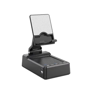 Cell Phone Stand With Wireless Bluetooth Speaker