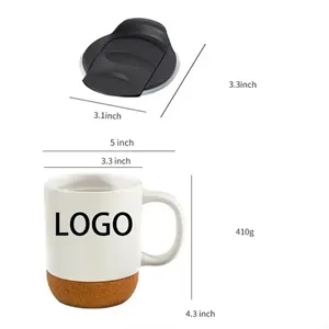 Classic 12oz Ceramic Mug with Cork Base