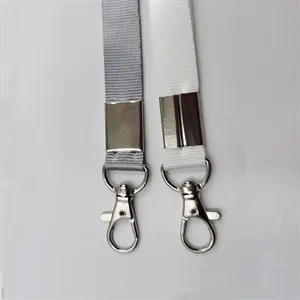 Coloured webbing ID badge lanyard