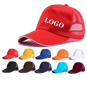 Cotton/Polyester Mesh Trucker Cap Baseball Hat