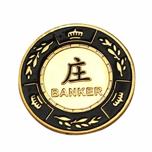 Custom Round Metal Casino Chip Challenge Coin