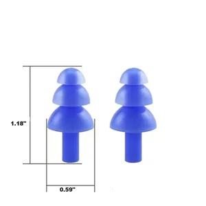 Custom logo silicone Swimming nose clip earplug set