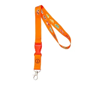 Detachable Custom Polyester Cruise Lanyard For Badge Holder