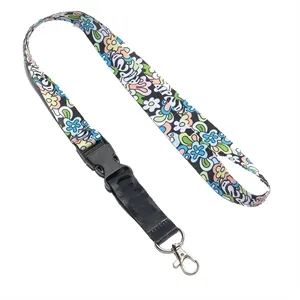 Detachable Custom Polyester Cruise Lanyard For Badge Holder