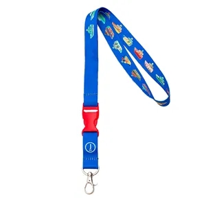 Detachable Custom Polyester Cruise Lanyard For Badge Holder
