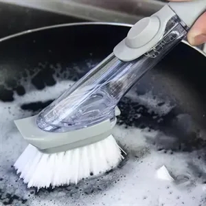 Dish Pot Brush with Soap Dispenser