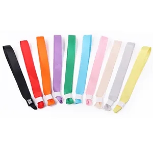 Disposable Full Color Fabric Bracelet Woven Wristbands