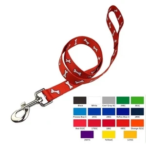 Dog Leash 1"x60" - Screen Printed