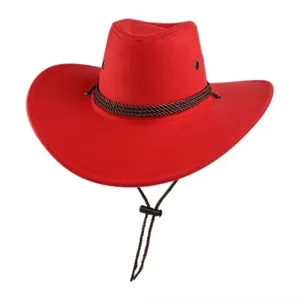 Felt Cowboy Hat with Drawstring