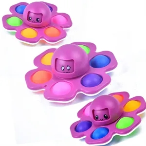 Fidget Spinner Face Changing Octopus Pop Toy