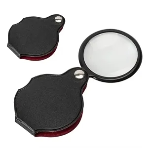 Foldable Magnifier with Leather Case
