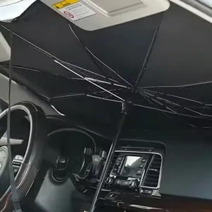 Foldable car sunshade umbrella
