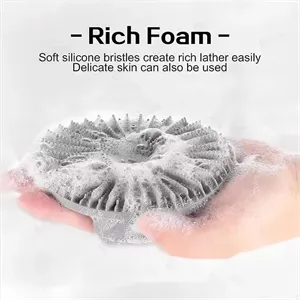Handheld Soft Silicone Body Scrubber Shower Brush