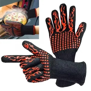 Heat Resistant BBQ Oven Gloves