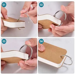 Index With Binding Rings Double-sided Available Study Cards