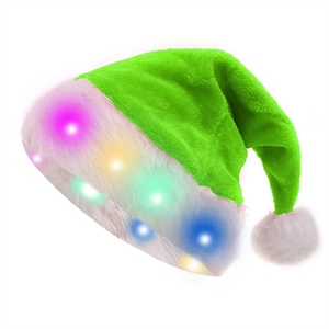 LED Light up Santa Christmas Hat/Cap