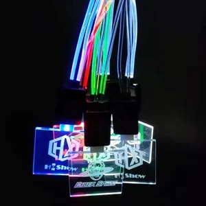 LED Necklace with flashing pendant