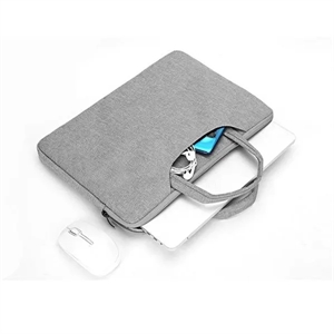 Laptop Sleeve w/ Handle & Two Zippered Compartments