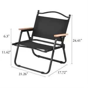 Lightweight Beechwood Armrest Folding Chair